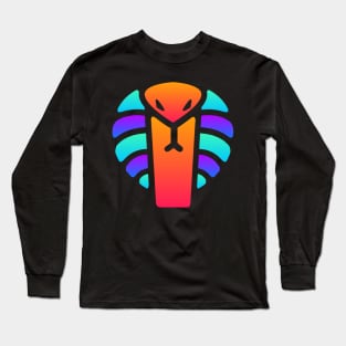 Trippy Psychedelic Rave Cobra Snake Long Sleeve T-Shirt